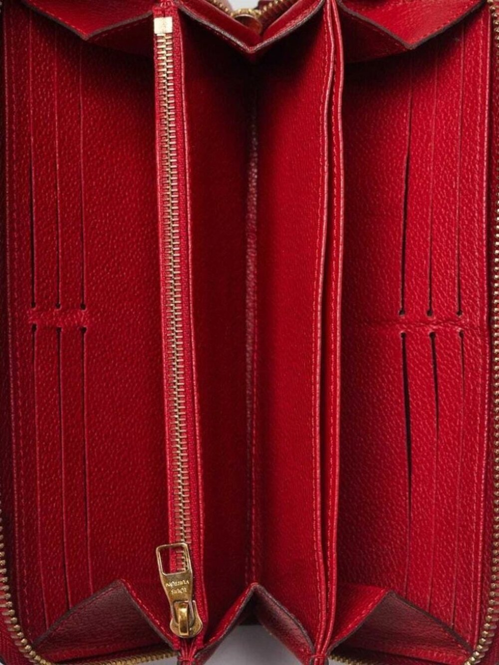 Louis Vuitton Cerise Monogram Empreinte Leather Zippy Wallet - Picture 6 of 11